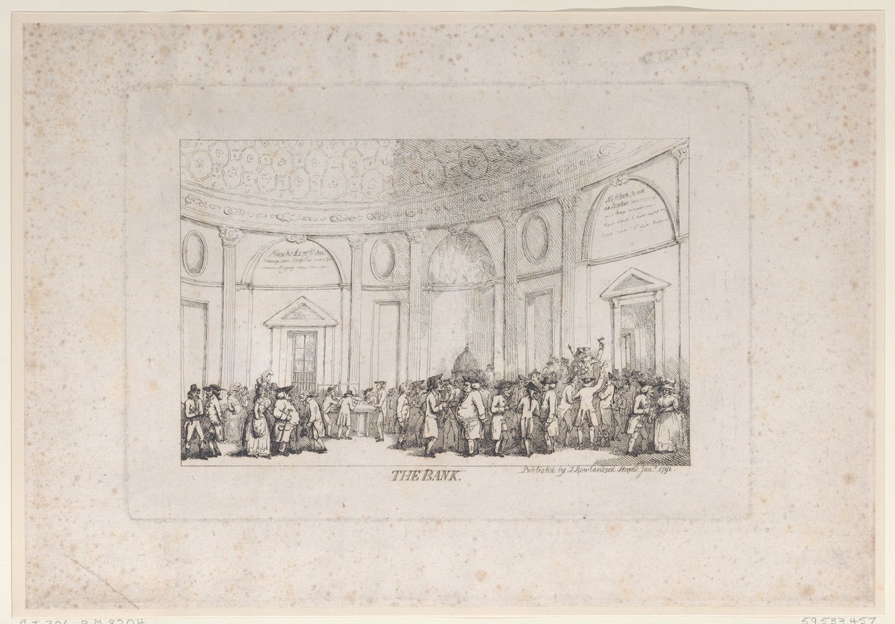 Banken av Thomas Rowlandson