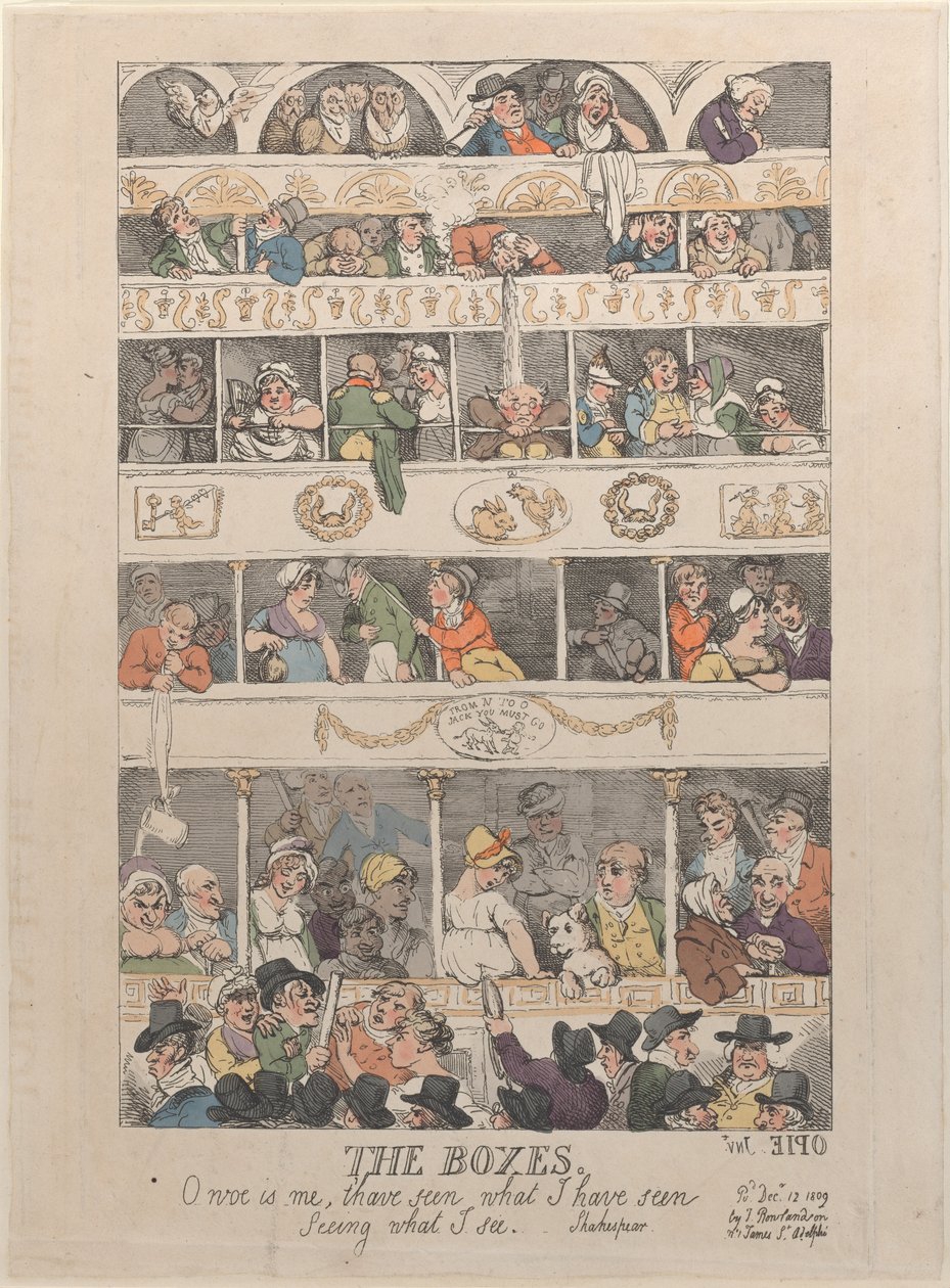 Boksene, 12. desember 1809., 12. desember 1809. av Thomas Rowlandson