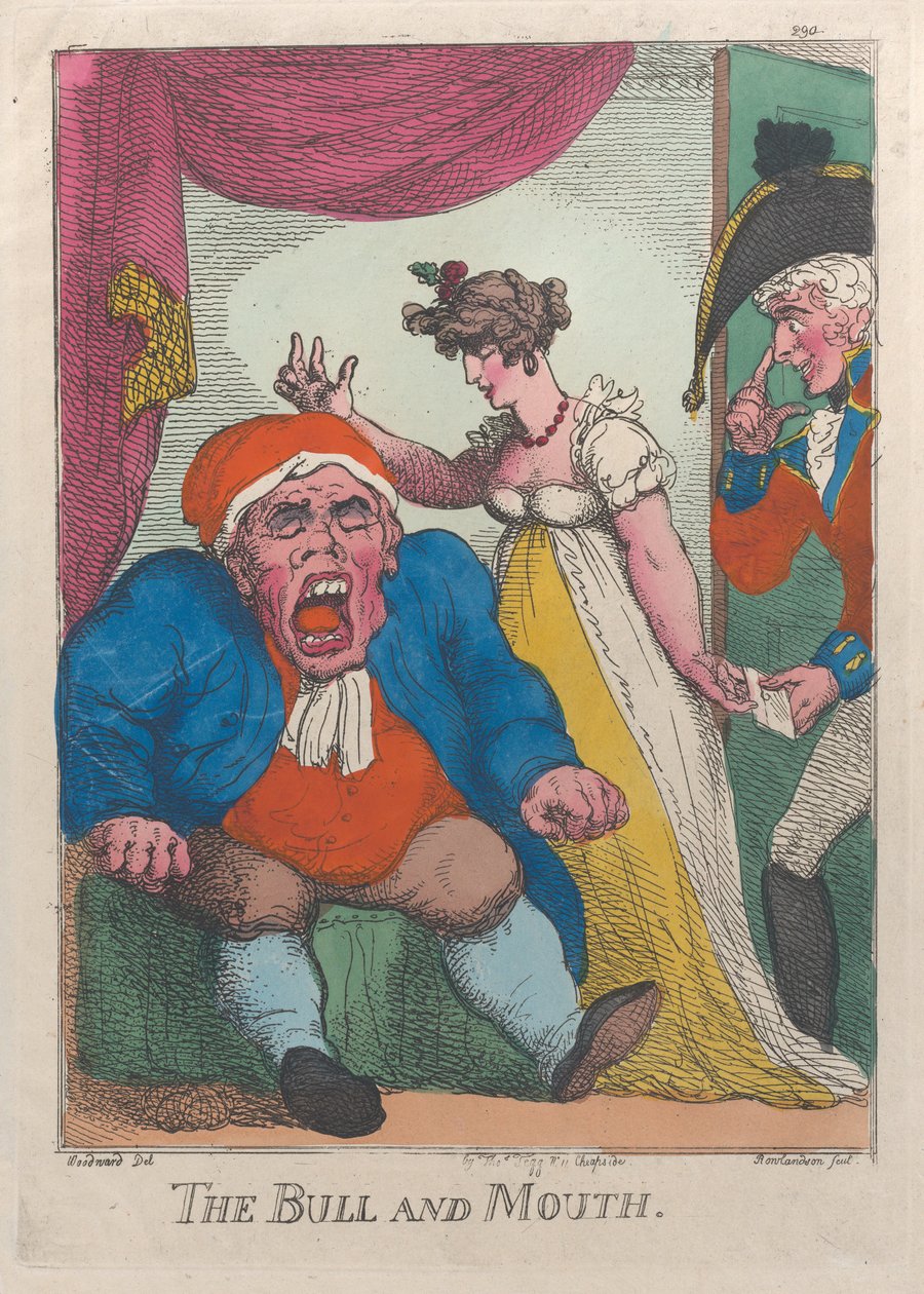 Oksen og munnen, 1808-09., 1808-09. av Thomas Rowlandson
