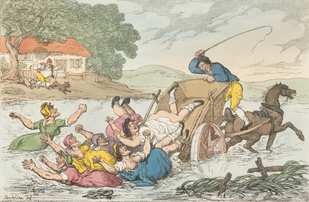 The Carter and the Gypsies, 10. mai 1815., 10. mai 1815. av Thomas Rowlandson