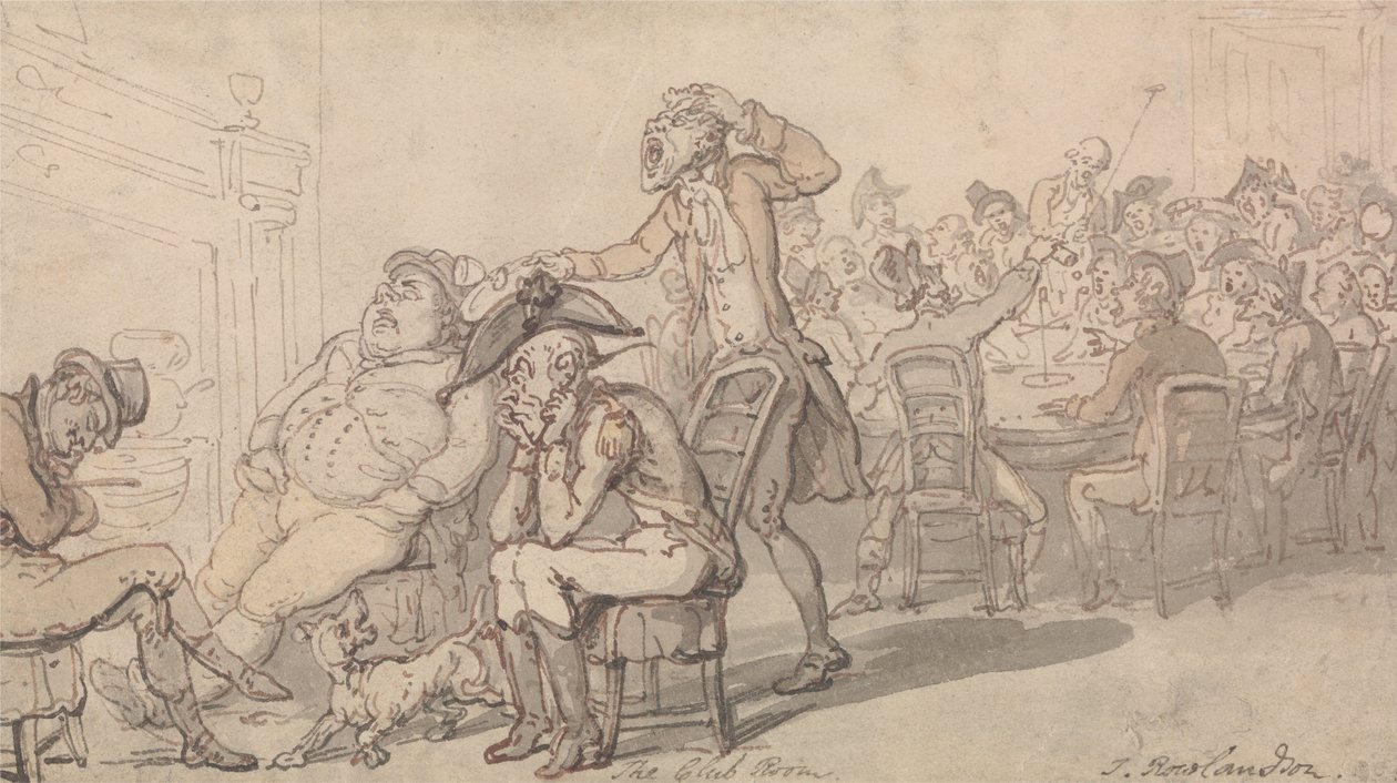 Klubbrommet av Thomas Rowlandson
