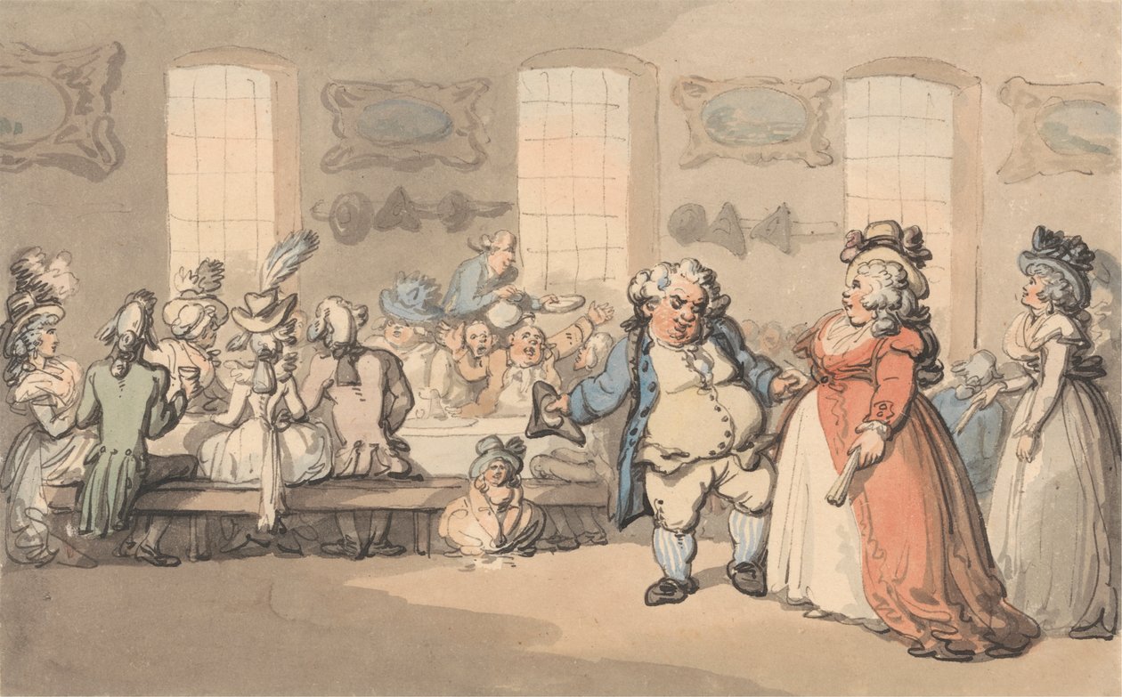 The Comforts of Bath: The Breakfast av Thomas Rowlandson