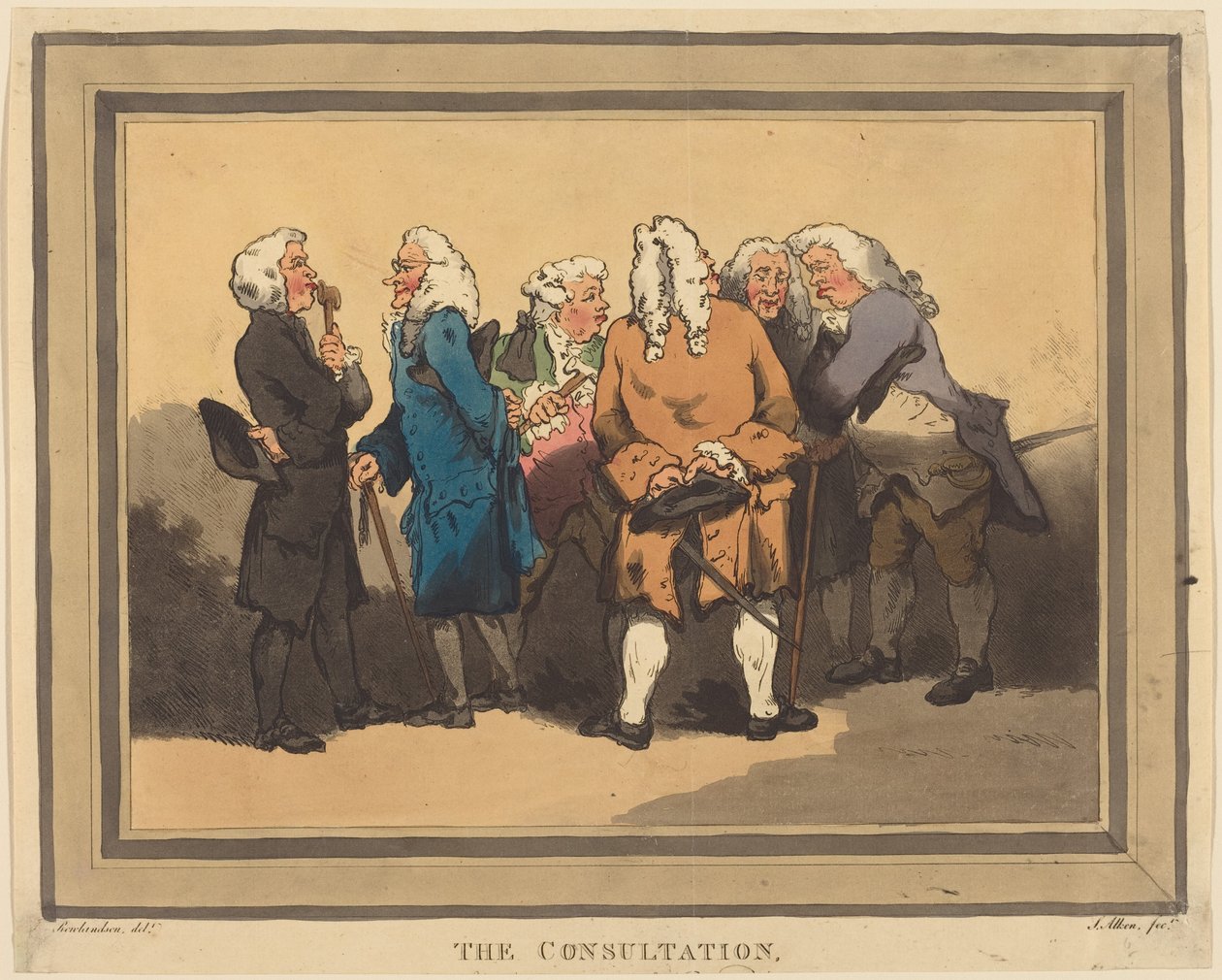 Høringen av Thomas Rowlandson