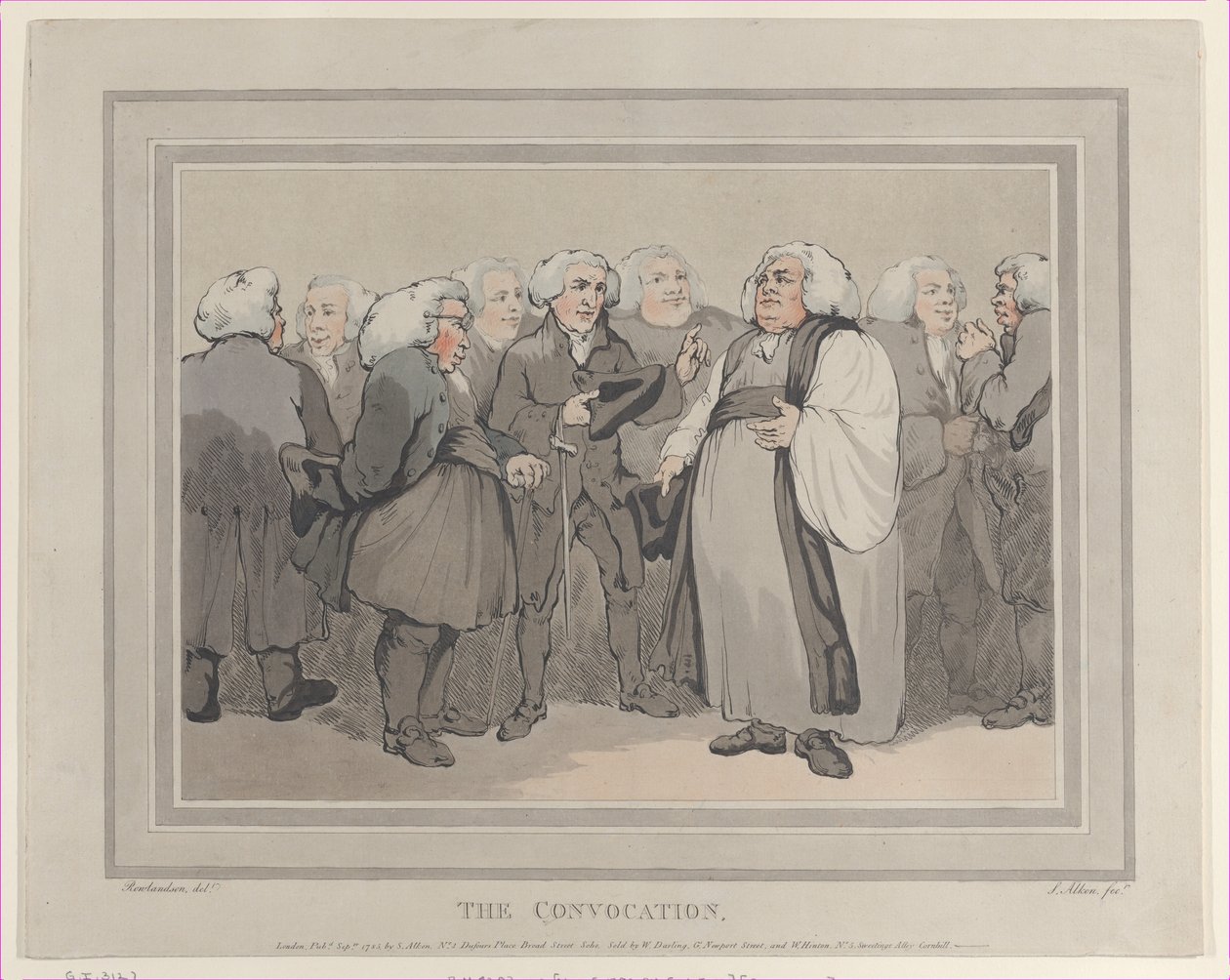 Konvokasjonen, september 1785., september 1785. av Thomas Rowlandson