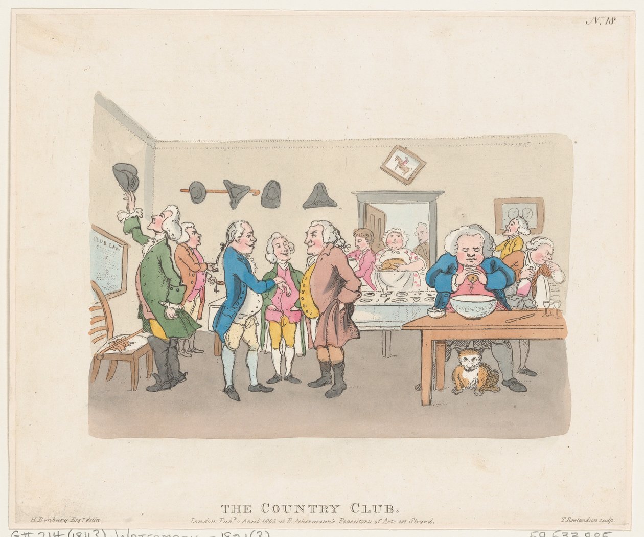 Country Club, 7. april 1803., 7. april 1803. av Thomas Rowlandson