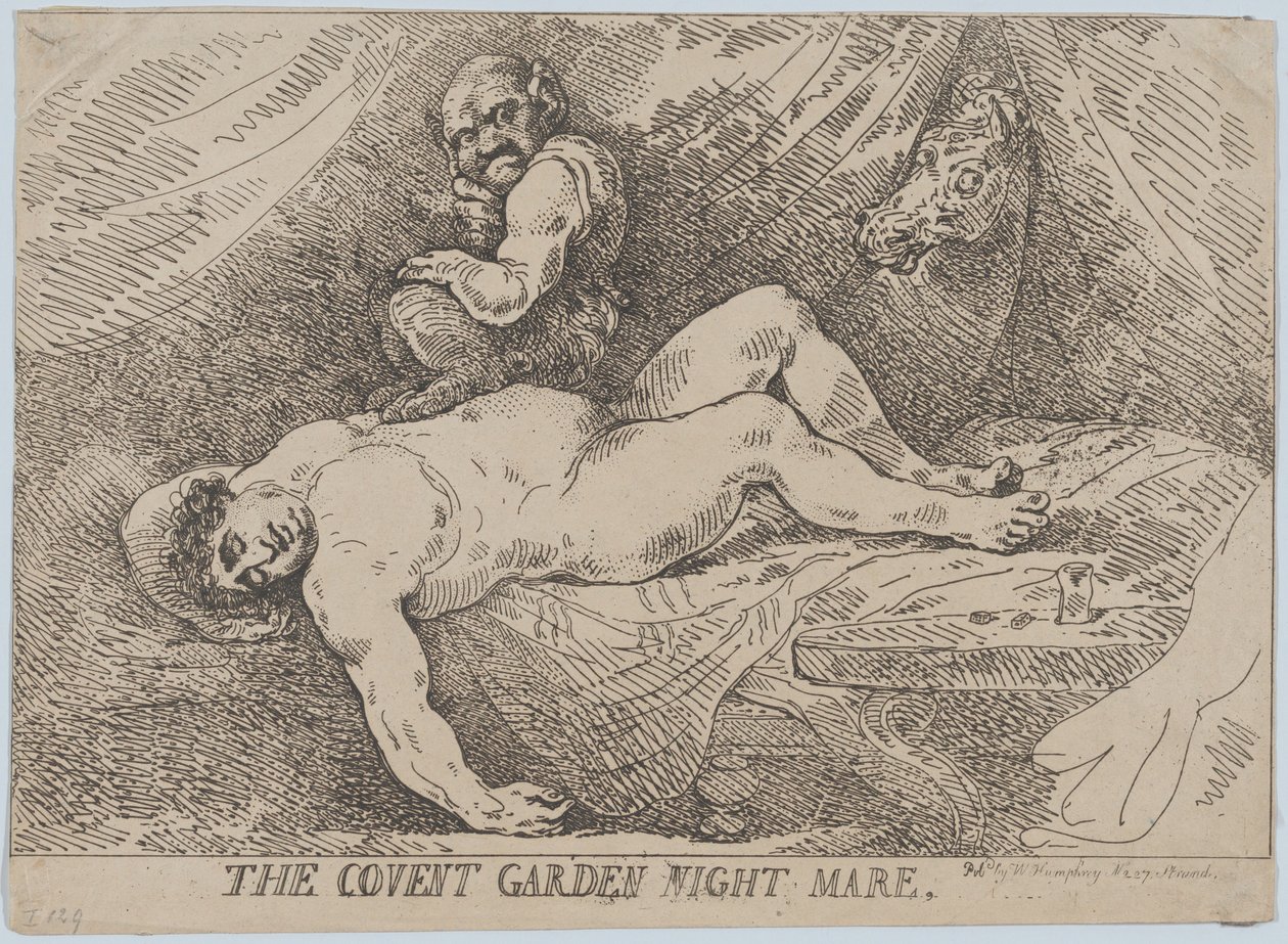 The Covent Garden Night Mare, 20. april 1784., 20. april 1784. av Thomas Rowlandson