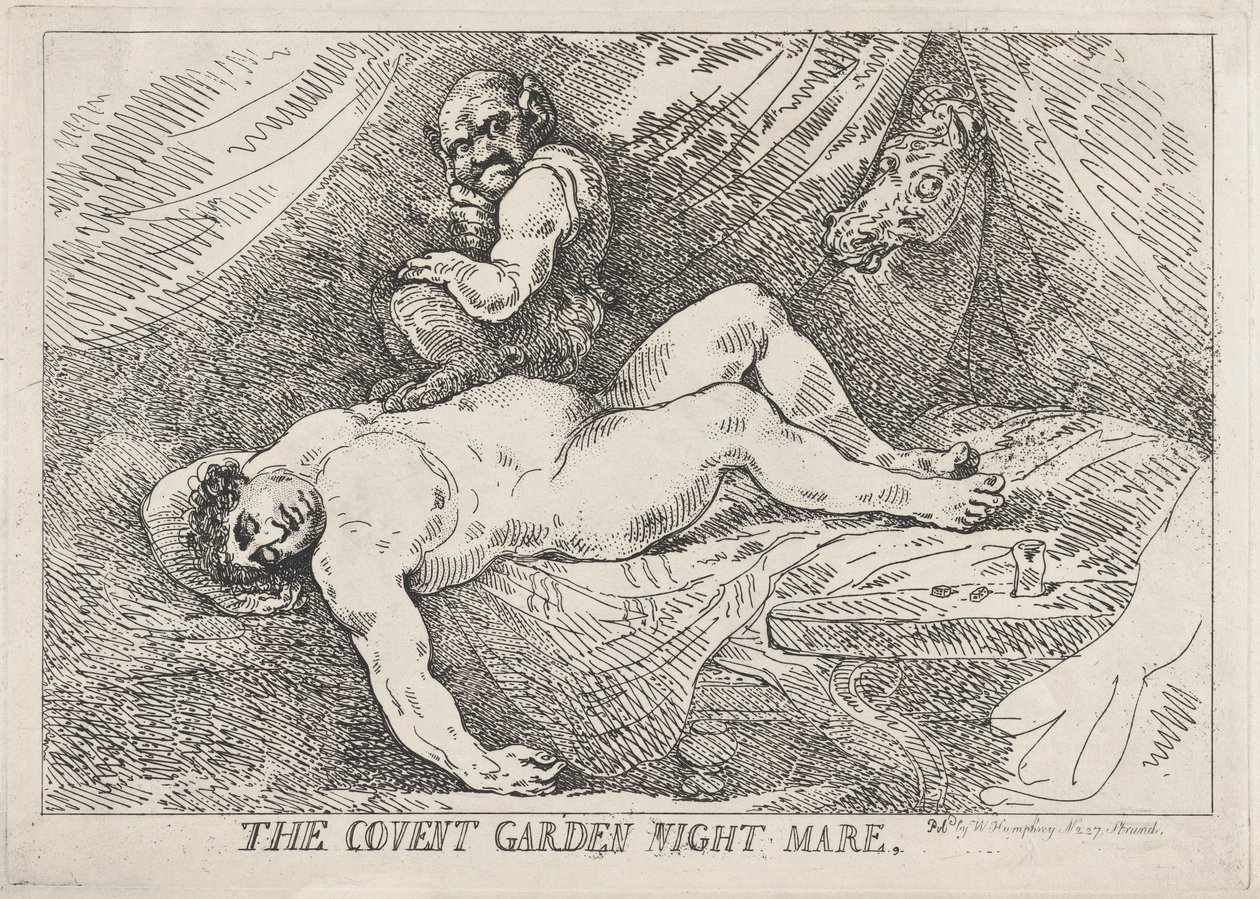 The Covent Garden Night Mare, 20. april 1784., 20. april 1784. av Thomas Rowlandson
