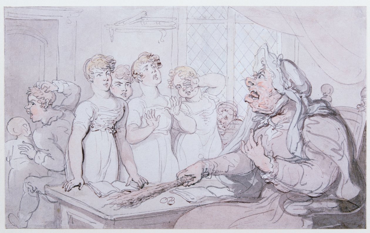 Den grusomme elskerinnen av Thomas Rowlandson