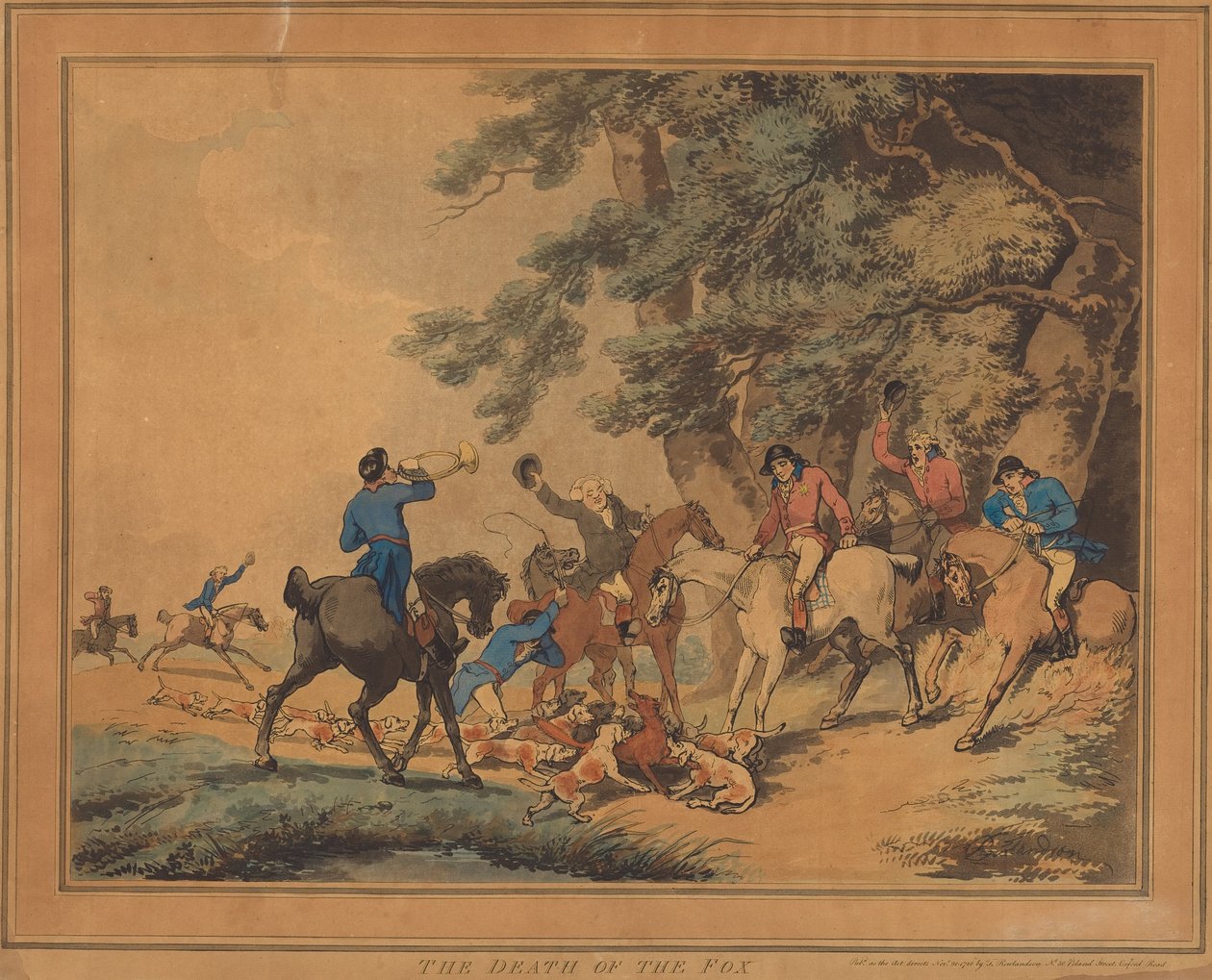 Revens død av Thomas Rowlandson