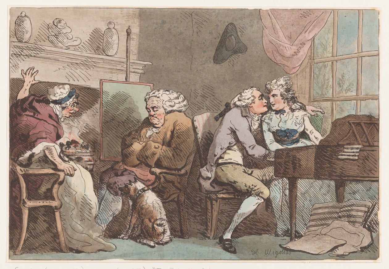 The Detection, 15. juni 1796., 15. juni 1796. av Thomas Rowlandson