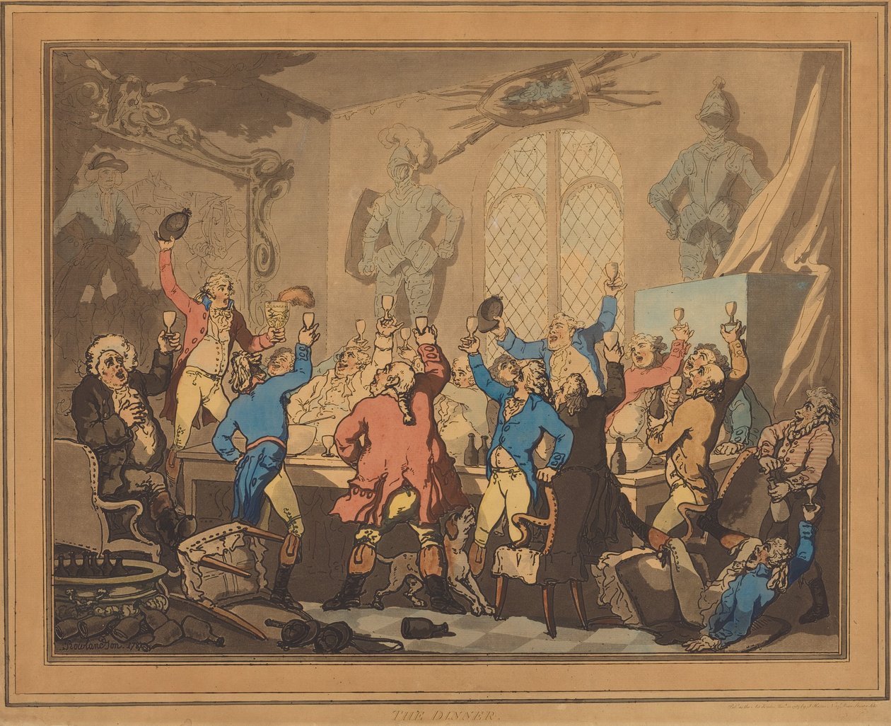Middagen av Thomas Rowlandson