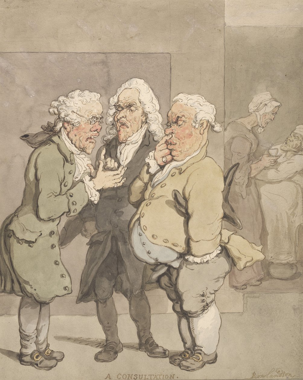 Legekonsultasjonen av Thomas Rowlandson