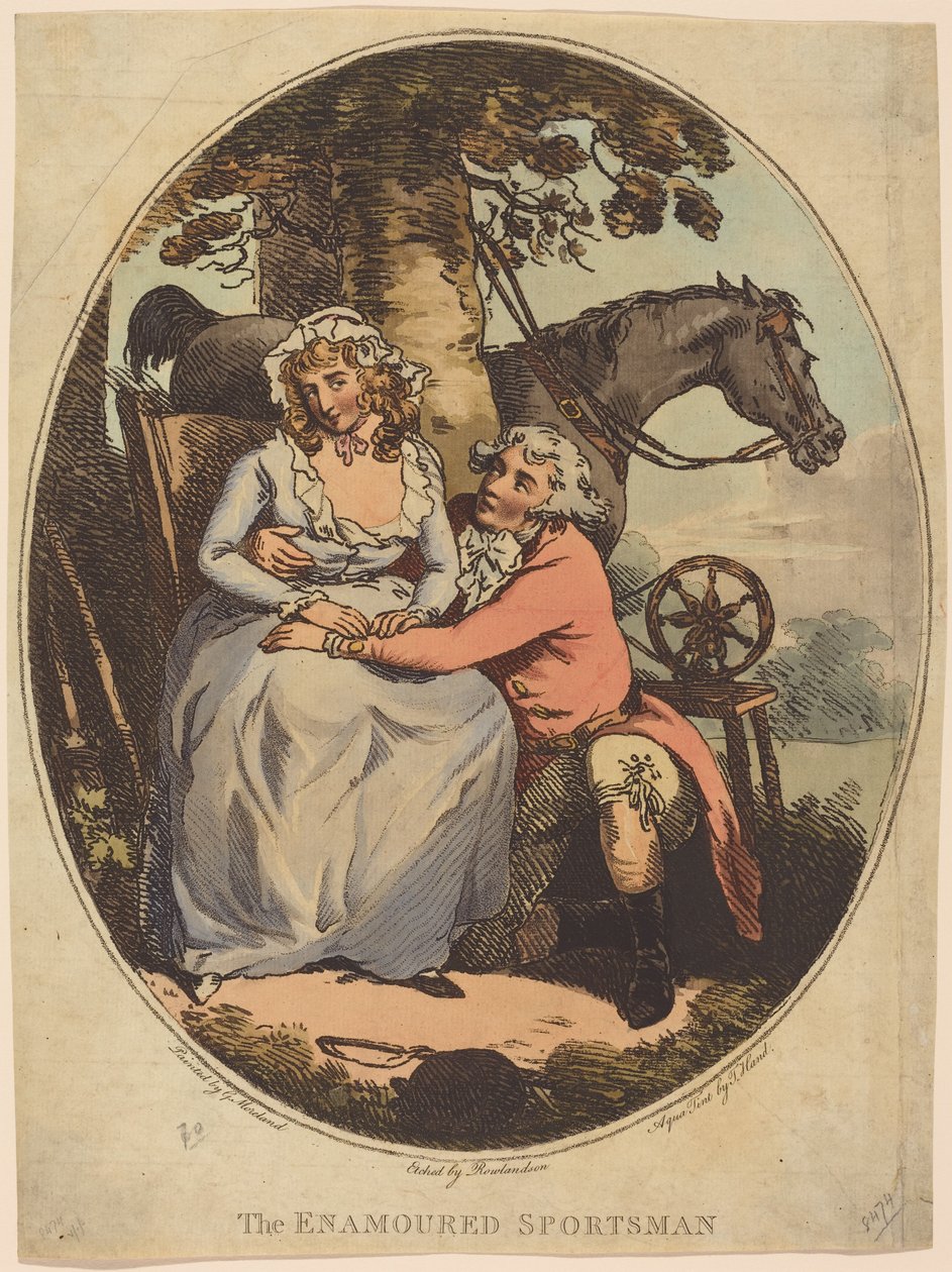 Den forelskede sportsmannen av Thomas Rowlandson