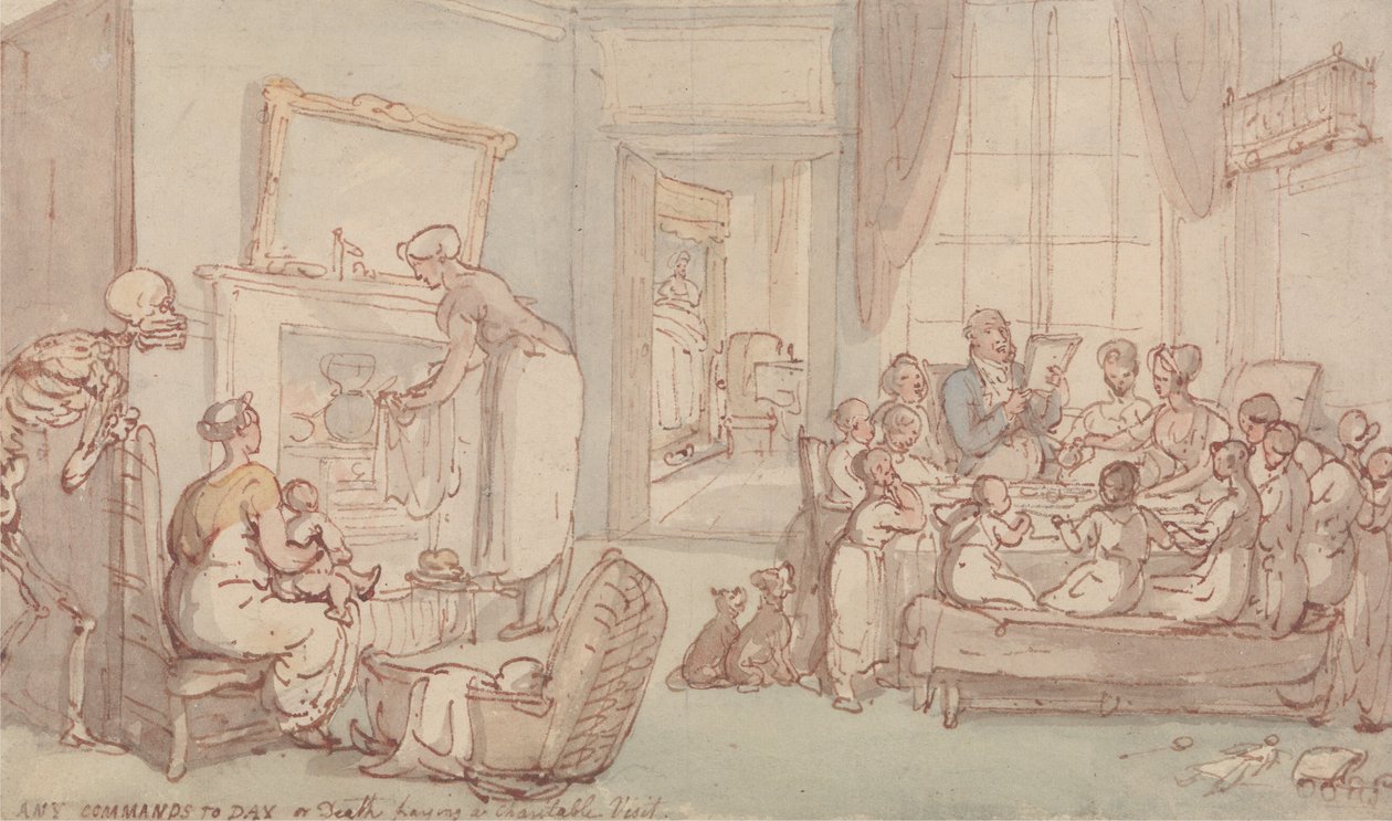 Barnas familie av Thomas Rowlandson