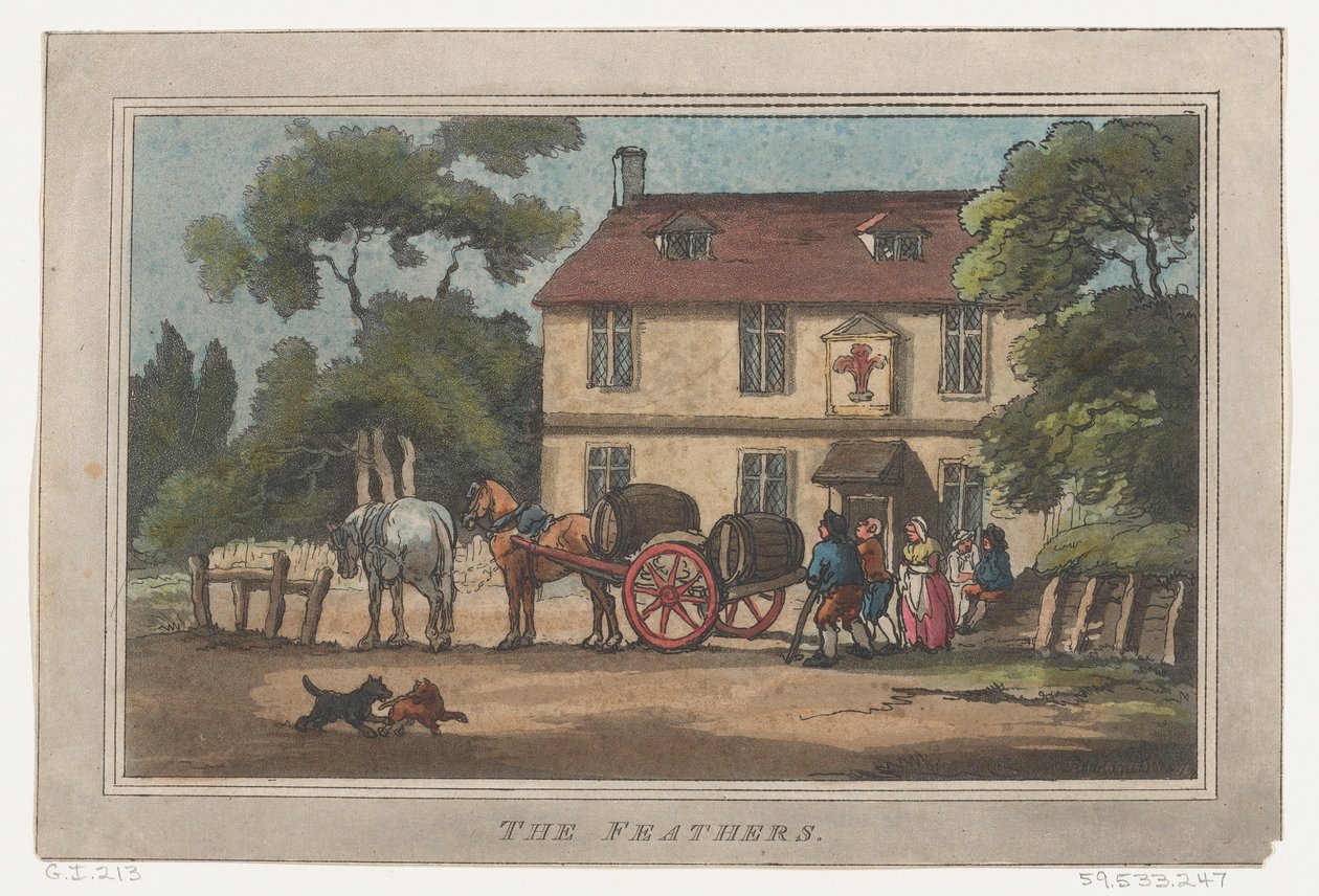 Fjærene, 1787., 1787. av Thomas Rowlandson