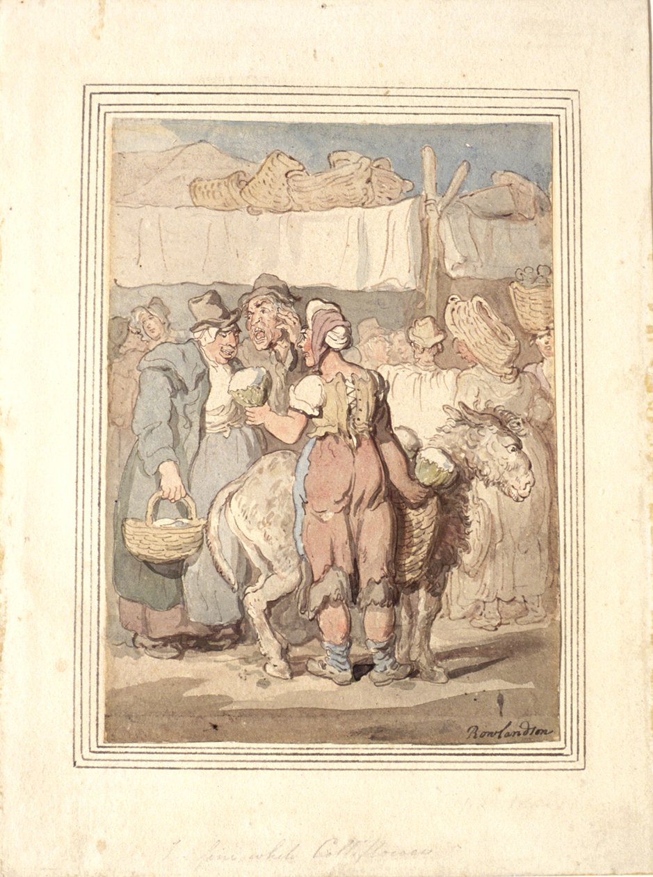 Den fine hvite blomkålen av Thomas Rowlandson