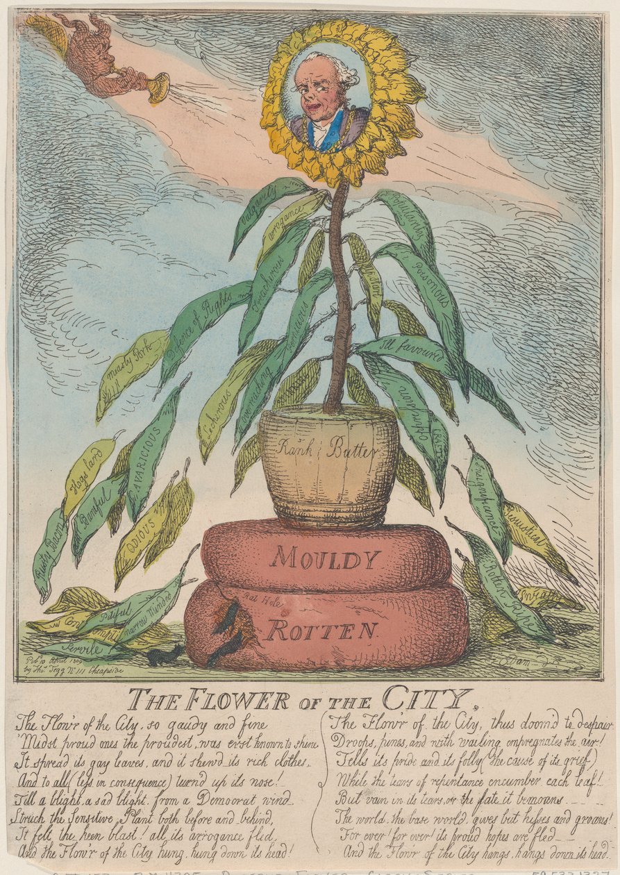 Byens blomst, 10. april 1809., 10. april 1809. av Thomas Rowlandson