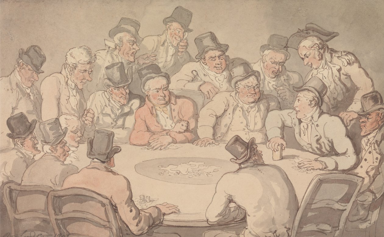Spillbordet av Thomas Rowlandson