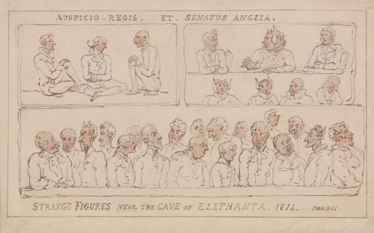 Stormesteren, eller Qui His eventyr i Hindostan av Thomas Rowlandson