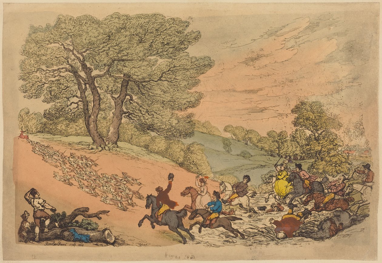 Jakten av Thomas Rowlandson