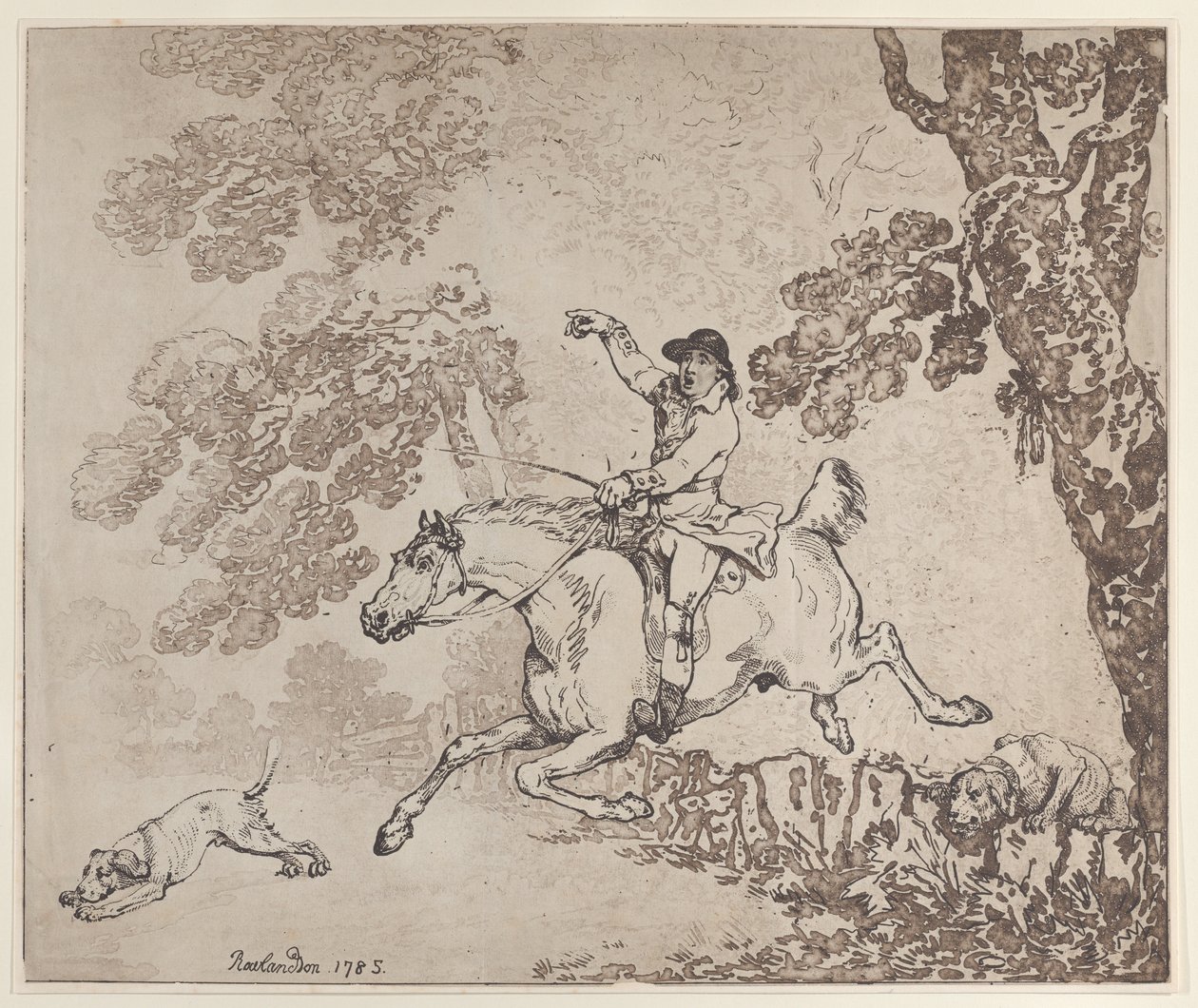 Jaktmannen av Thomas Rowlandson