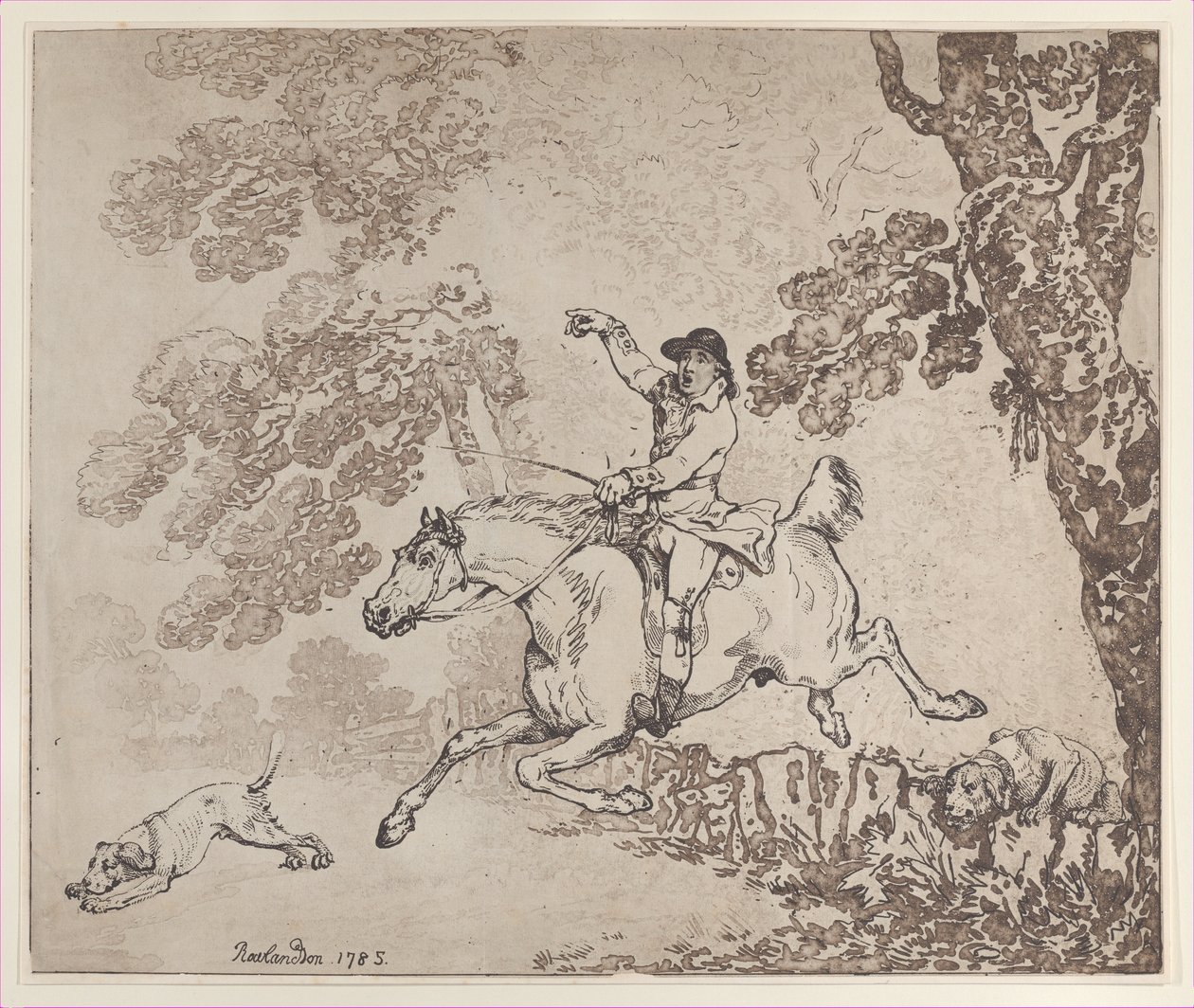 The Huntsman, 1785., 1785. av Thomas Rowlandson