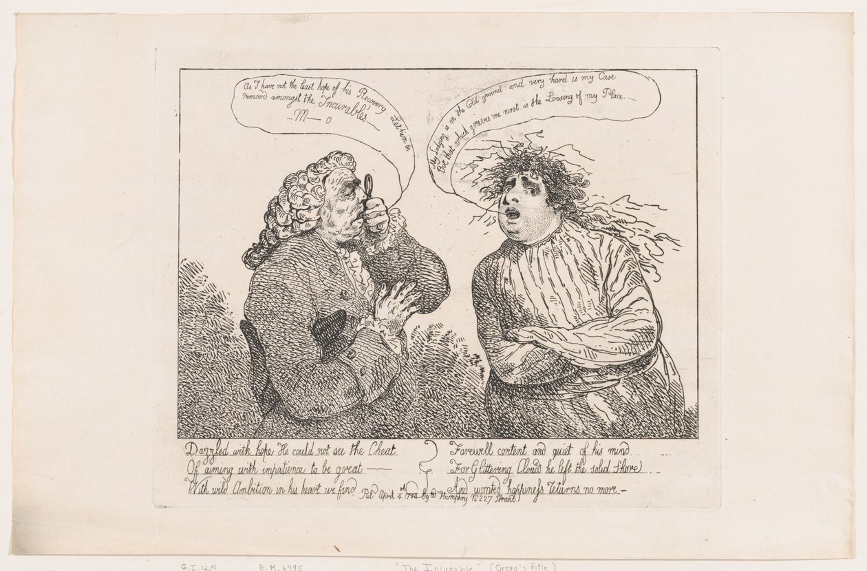 De uhelbredelige, 4. april 1784., 4. april 1784. av Thomas Rowlandson