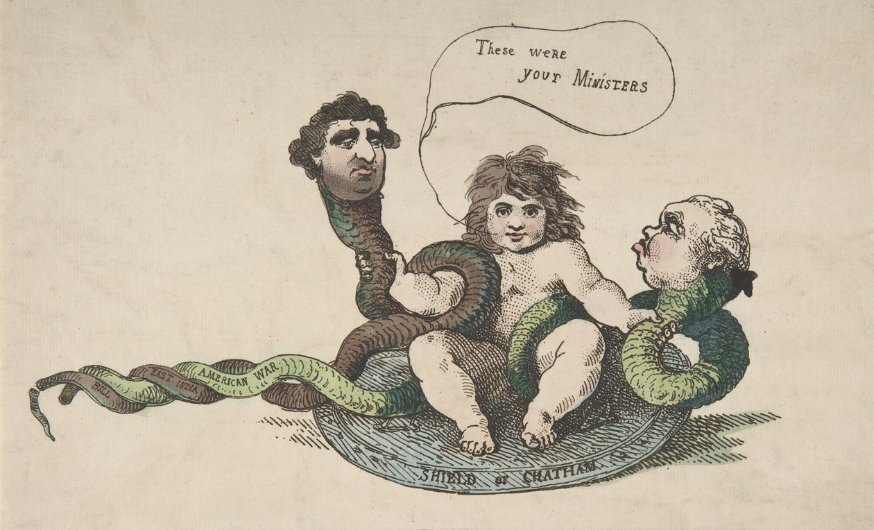 The Infant Hercules, 3. februar 1784., 3. februar 1784. av Thomas Rowlandson