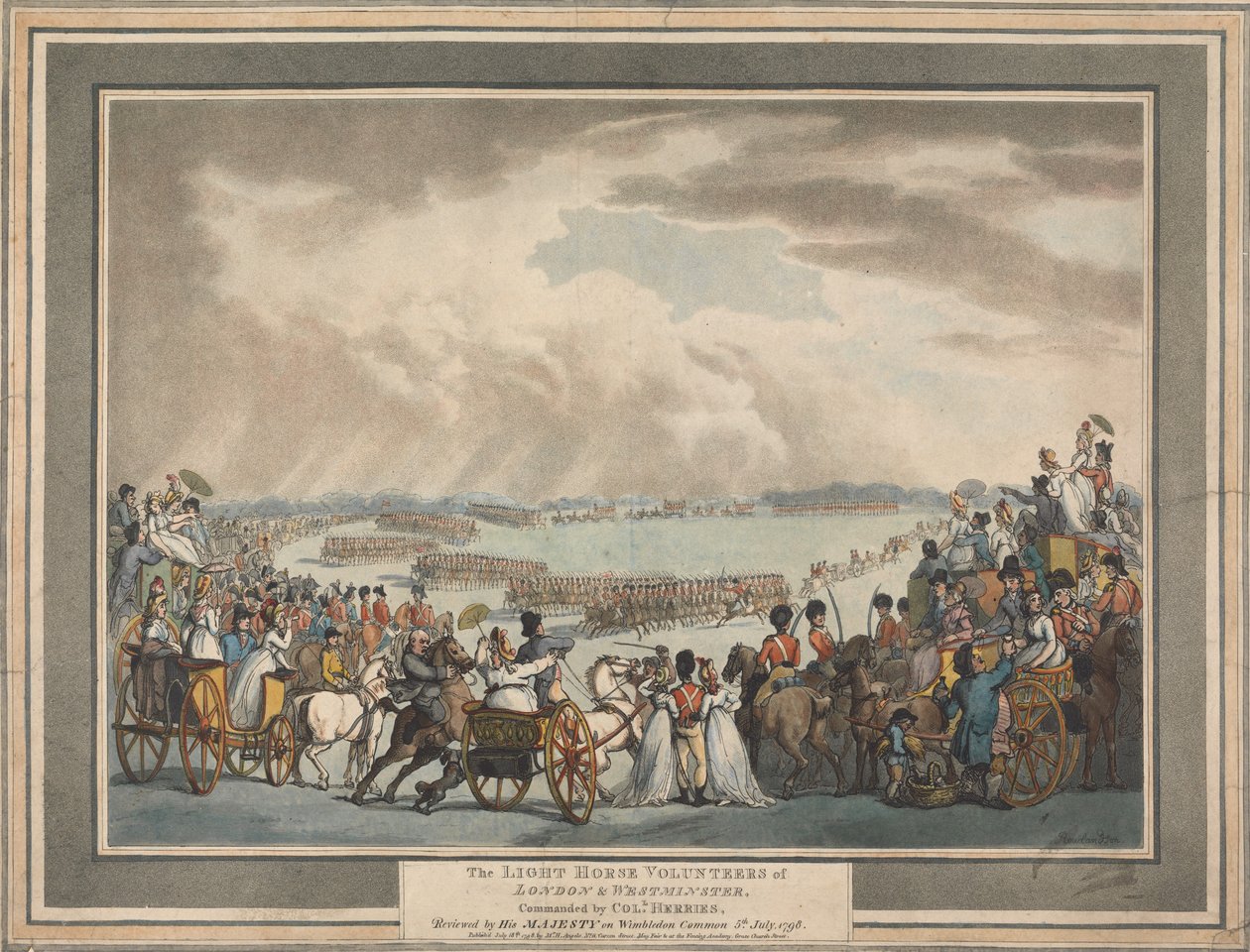 Frivilligorganisasjonen «The Light House» i London og Westminster av Thomas Rowlandson