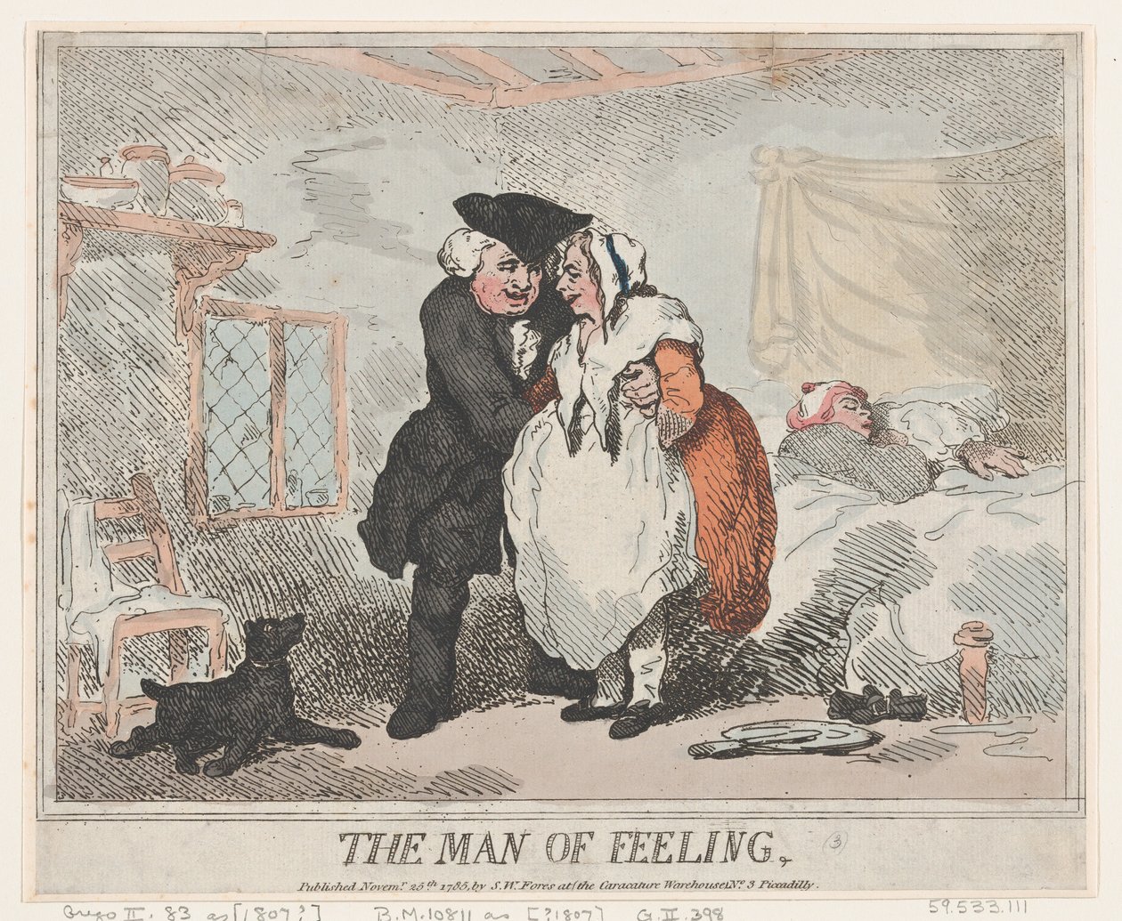 Følelsens mann, 25. november 1785., 25. november 1785. av Thomas Rowlandson