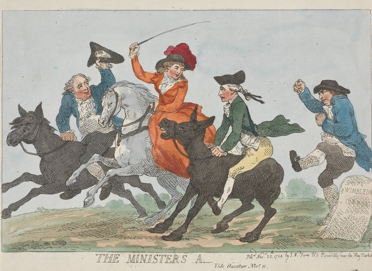 Ministerens rumpe – se Gazetteer – 11. november av Thomas Rowlandson