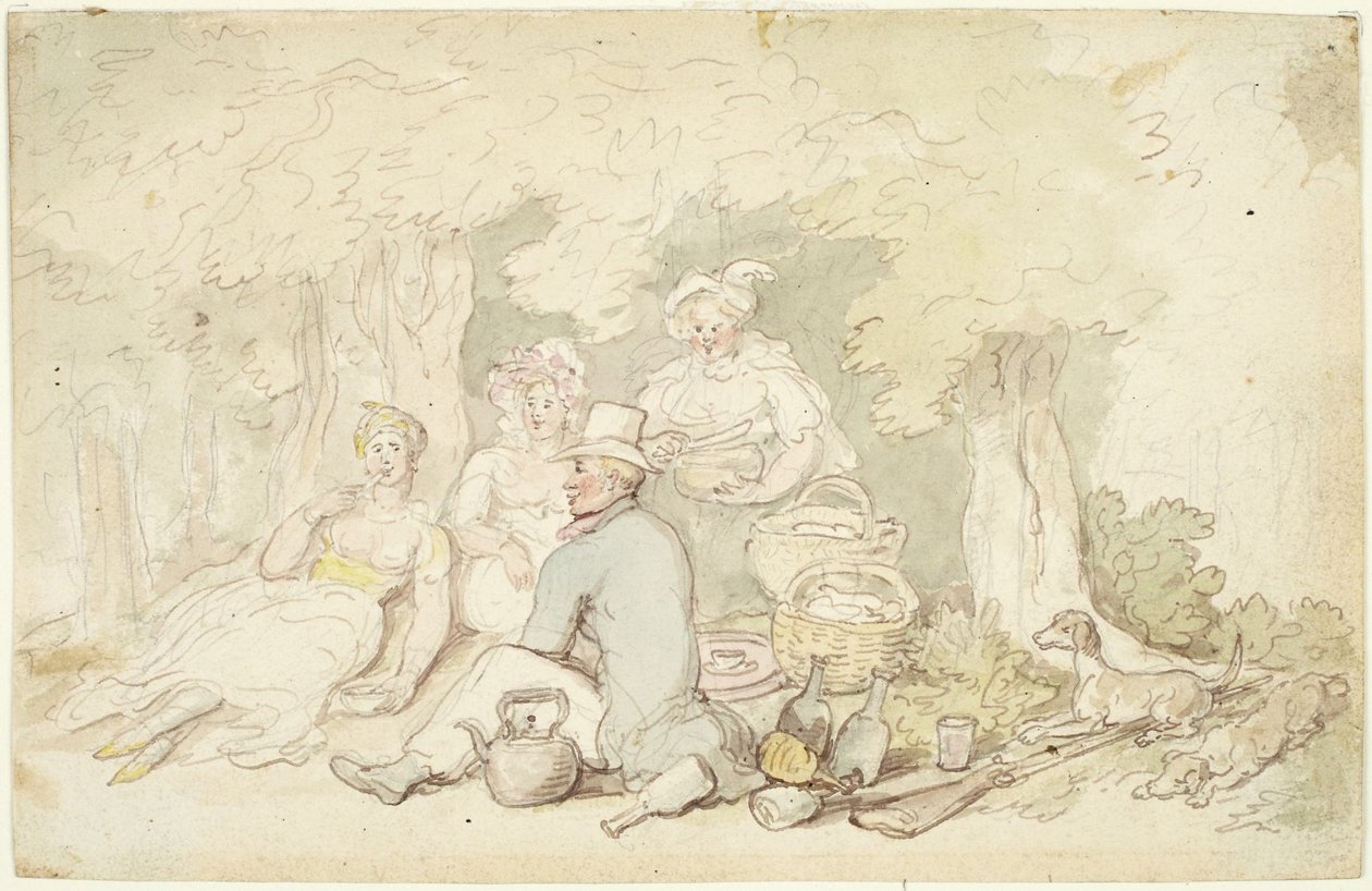 Pikniken av Thomas Rowlandson