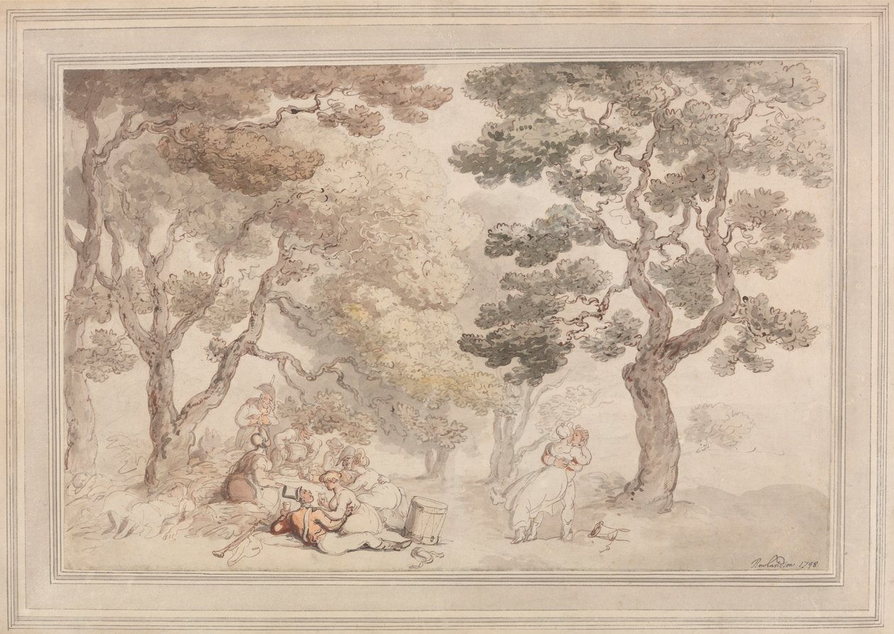 Pikniken av Thomas Rowlandson