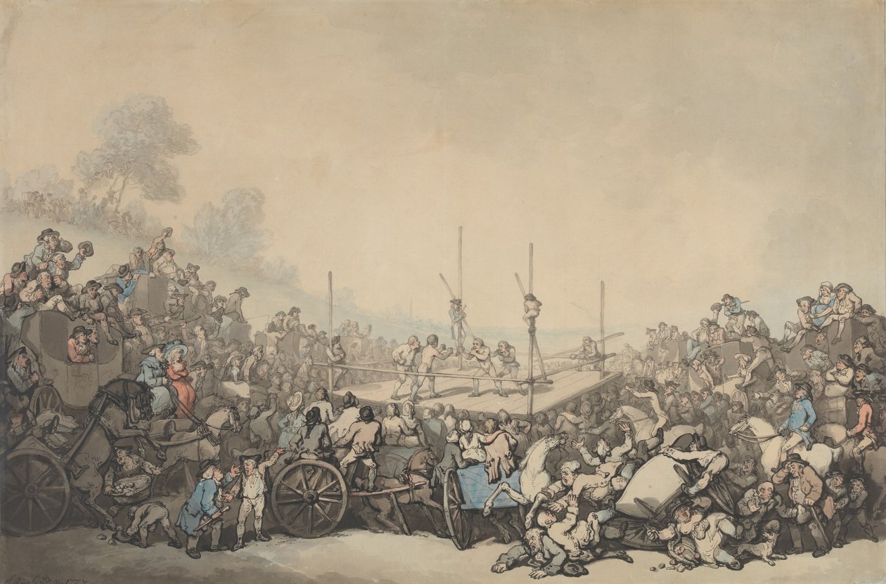 Priskampen av Thomas Rowlandson