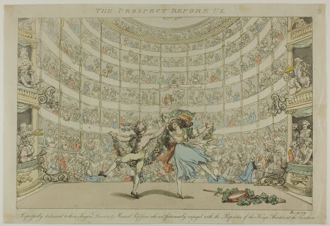 Prospektet foran oss av Thomas Rowlandson