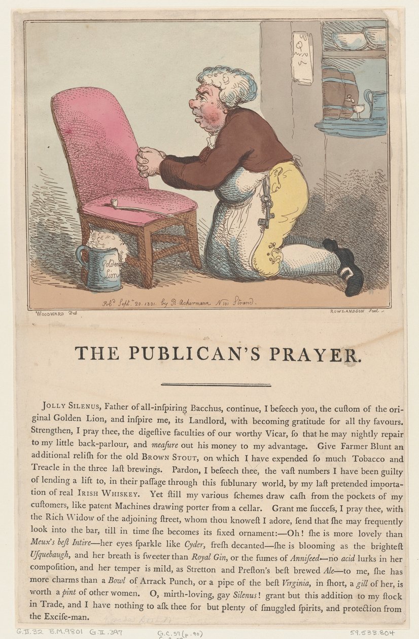 Tollerens bønn, 20. september 1801., 20. september 1801. av Thomas Rowlandson