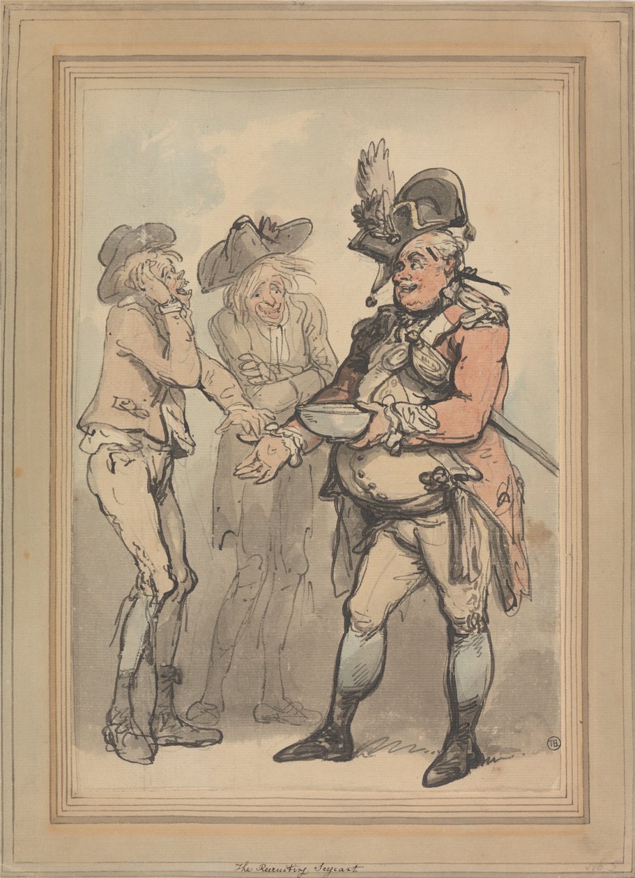 Rekrutteringssersjanten av Thomas Rowlandson
