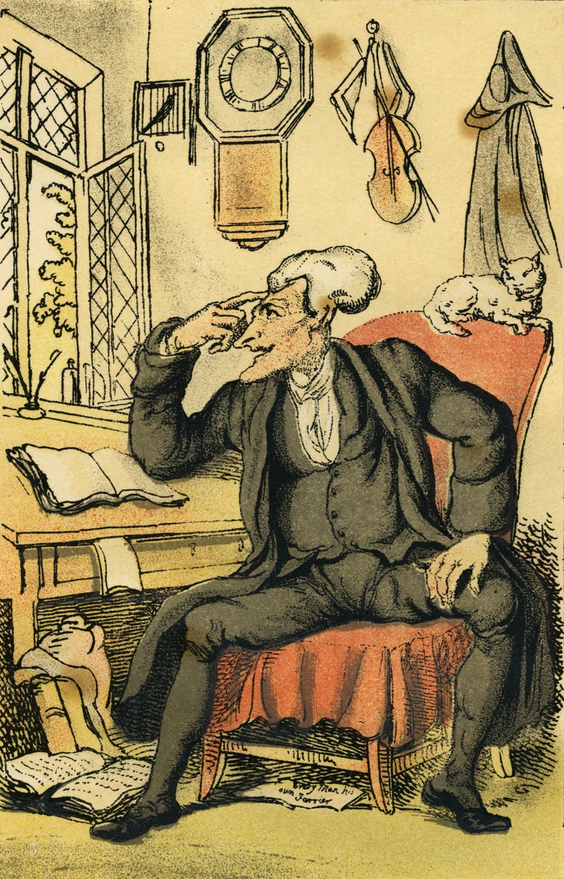 The Reverend Doctor Syntaks av Thomas Rowlandson