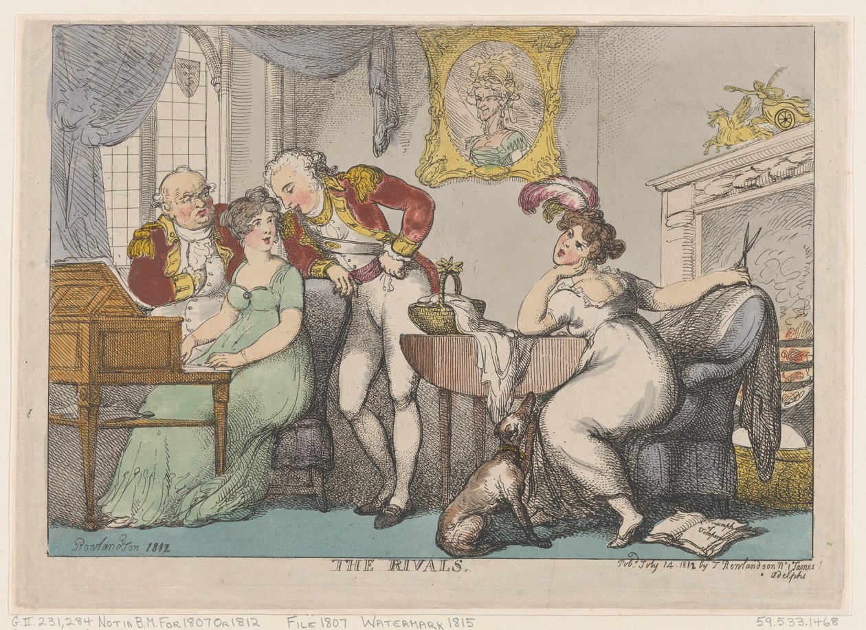 The Rivals, 14. juli 1807., 14. juli 1807. av Thomas Rowlandson