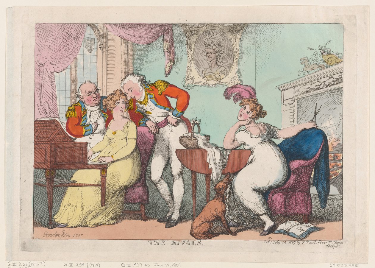 The Rivals, 14. juli 1807., 14. juli 1807. av Thomas Rowlandson