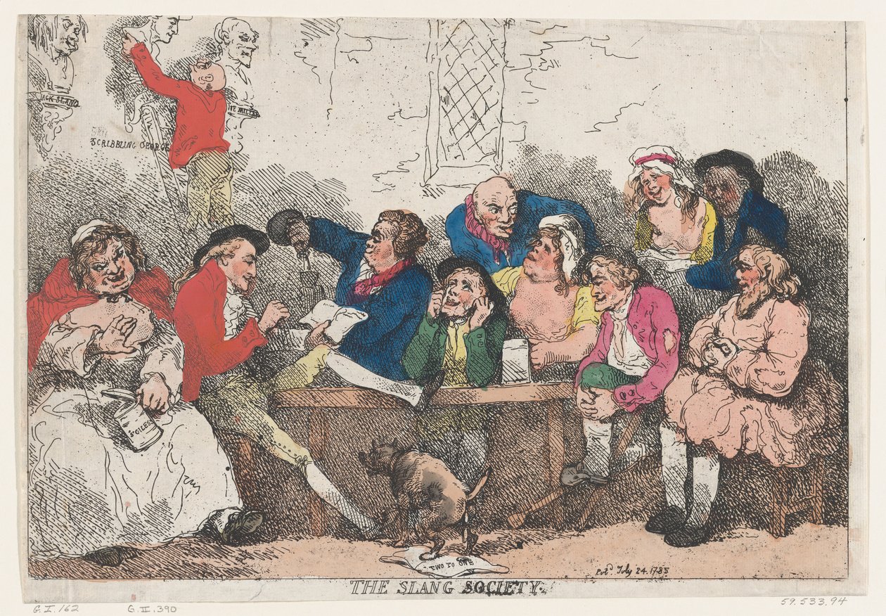 Slangforeningen av Thomas Rowlandson