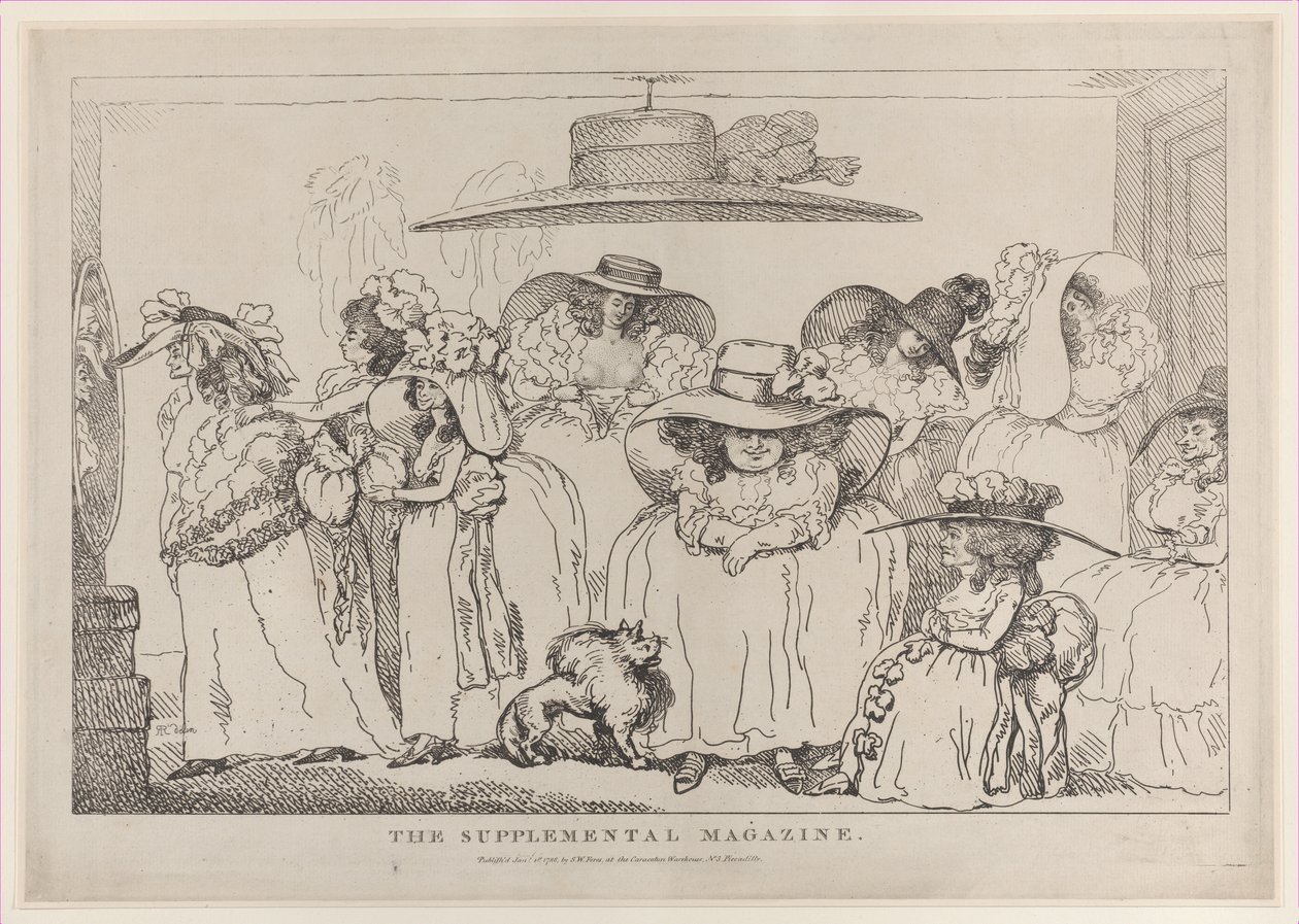 The Supplemental Magazine, 1. januar 1786., 1. januar 1786. av Thomas Rowlandson