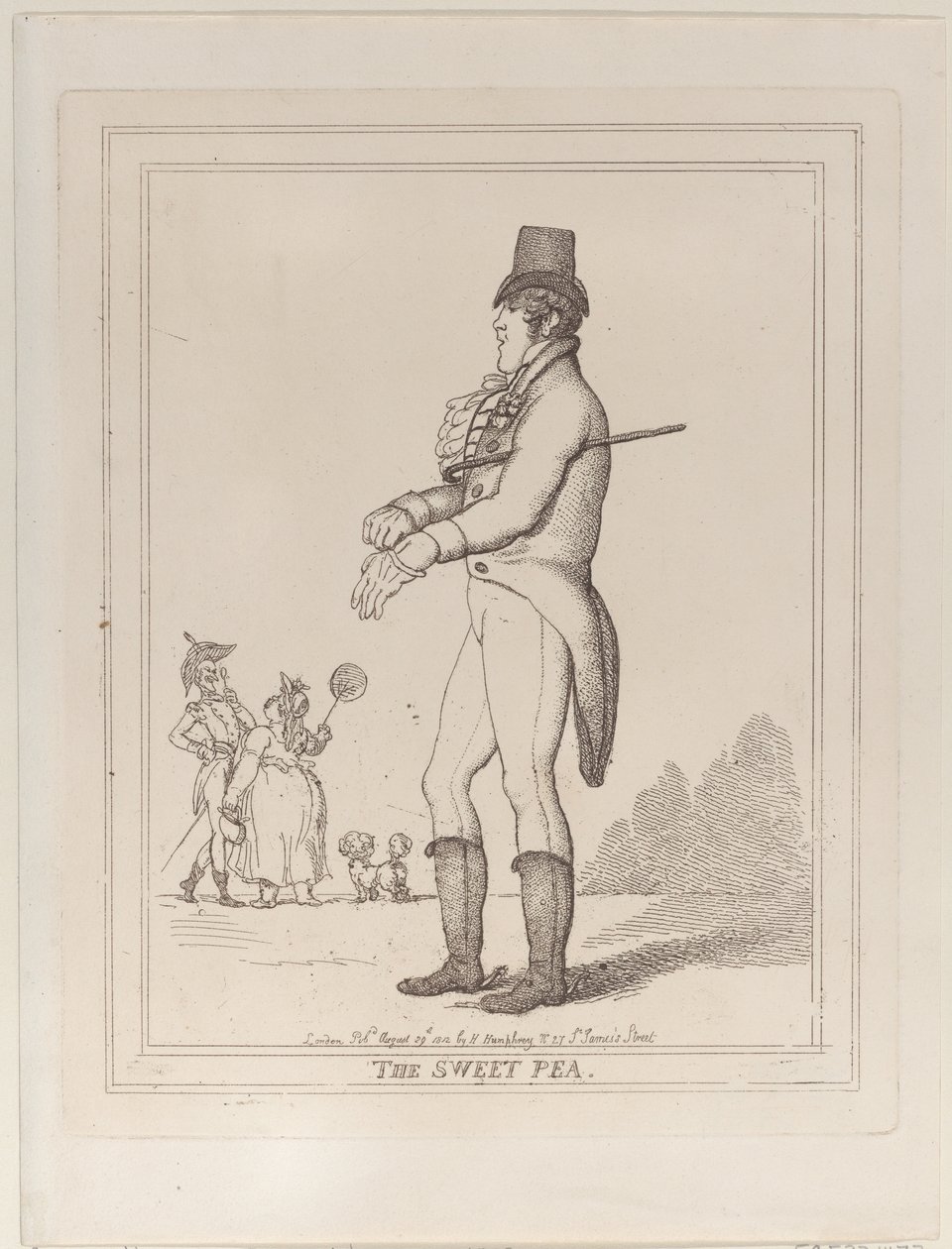The Sweet Pea, 29. august 1812., 29. august 1812. av Thomas Rowlandson