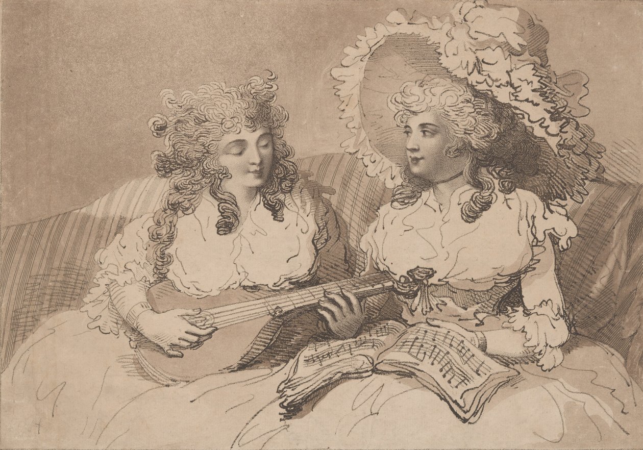 The Syrens, 10. april 1787., 10. april 1787. av Thomas Rowlandson