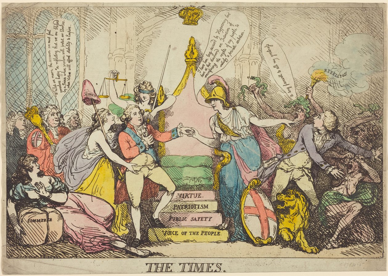 The Times av Thomas Rowlandson