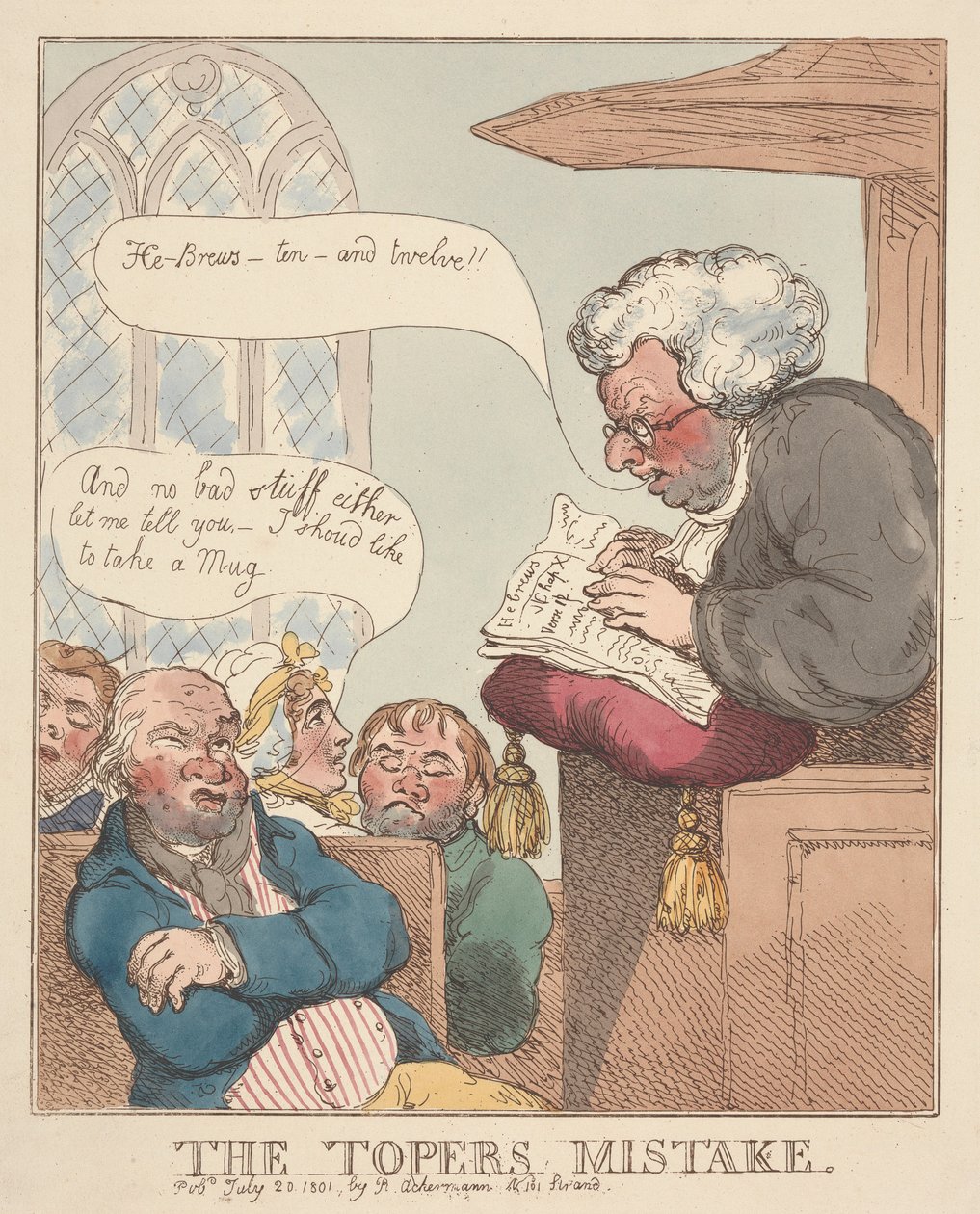 Topers feil av Thomas Rowlandson