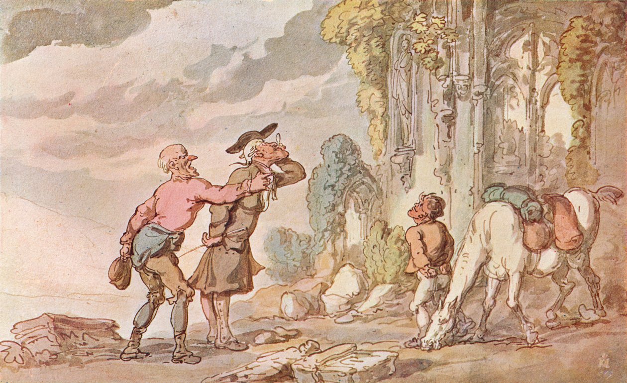 The Tour of Dr. Syntax in Search of the Picturesque, 1800-tallet, 1907 av Thomas Rowlandson