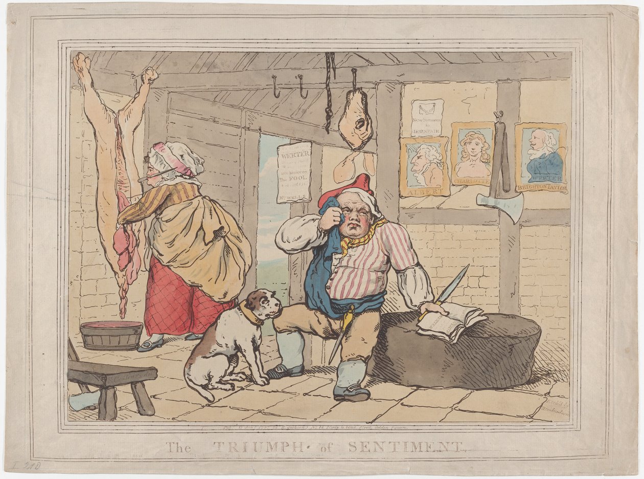 Sentimentets triumf, 15. januar 1787., 15. januar 1787. av Thomas Rowlandson