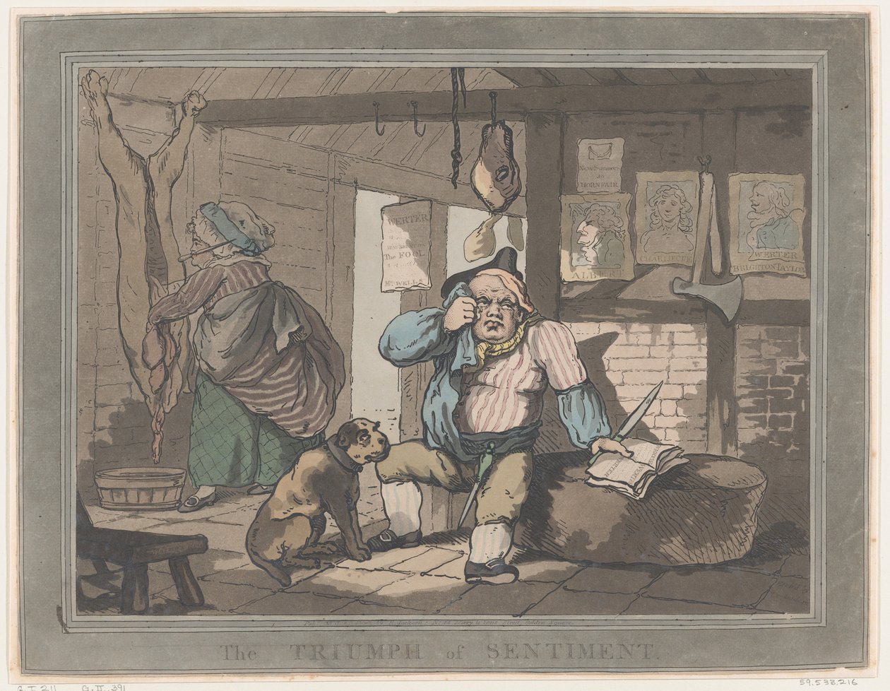 Sentimentets triumf, 15. januar 1787., 15. januar 1787. av Thomas Rowlandson