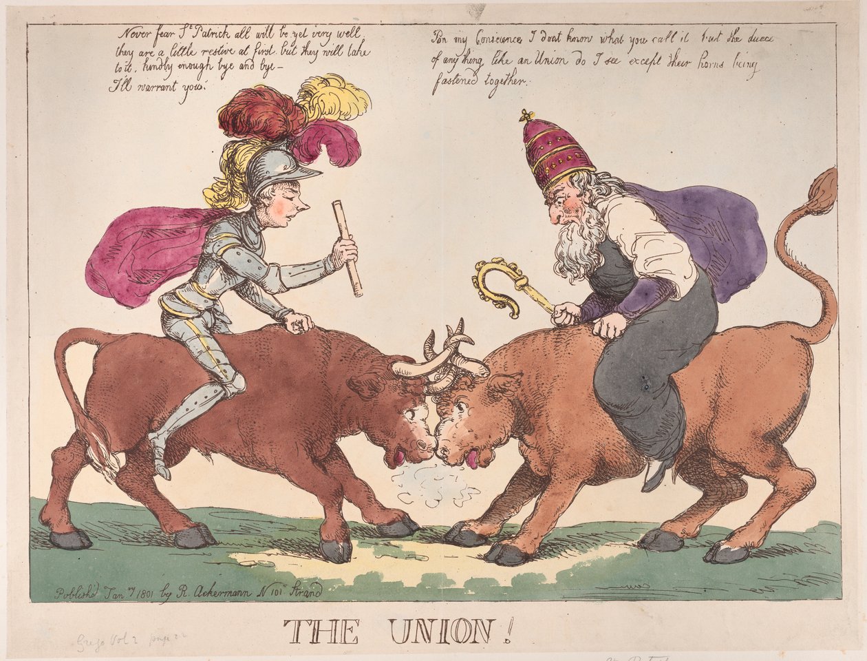 Unionen, 1. januar 1801., 1. januar 1801. av Thomas Rowlandson
